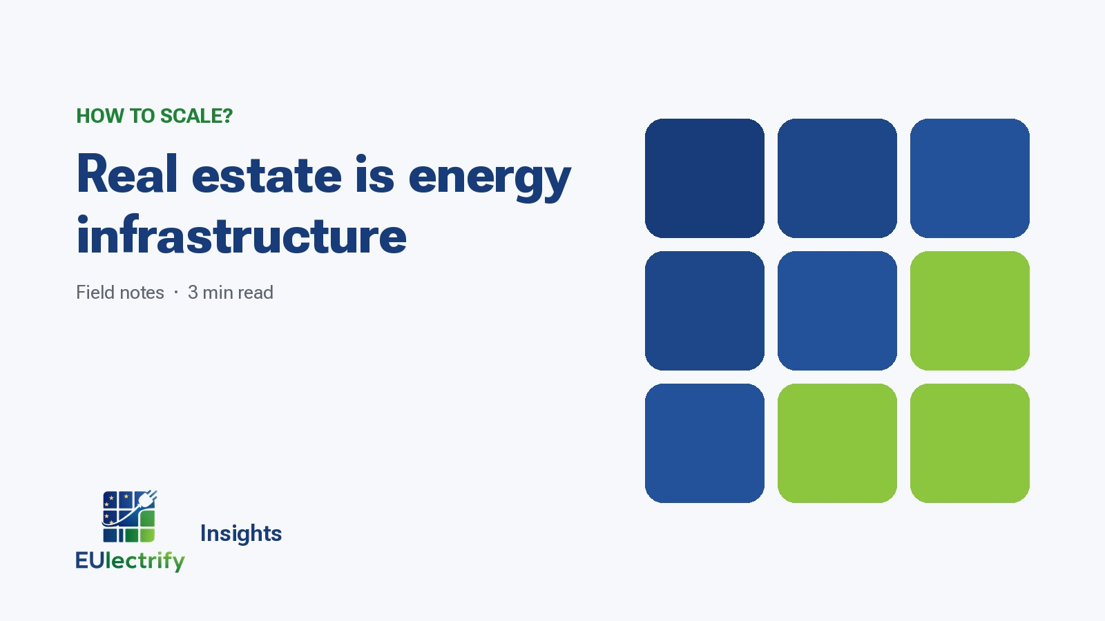 Logistics real estate is becoming energy infrastructure